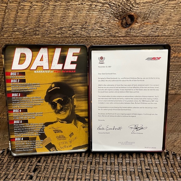 Dale - The Movie - Narrated by Paul Newman - (6 Discs in Collectible Tin) - Picture 6 of 9
